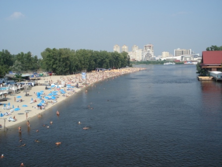 Kiev - Hydropark stranden